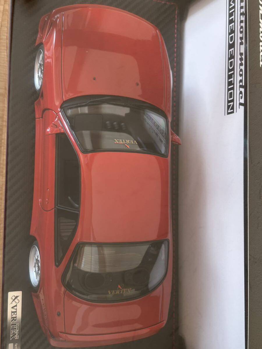 1円スタート イグニッションモデル 1/18 ニスモフェスティバル限定 VERTEX s14 SILVIA RED IGNITION MODEL シルビア エンジン付の画像7