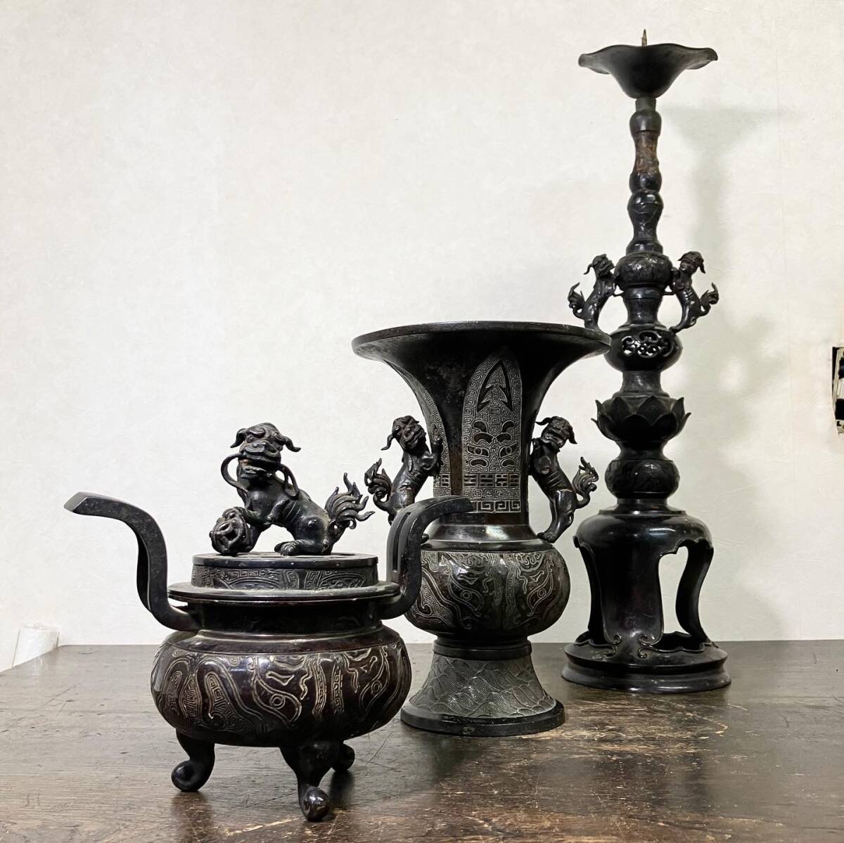 Bibian 比比昂- 京都⑫ 旧家引き上げ品12 古銅造寺院仏具大型