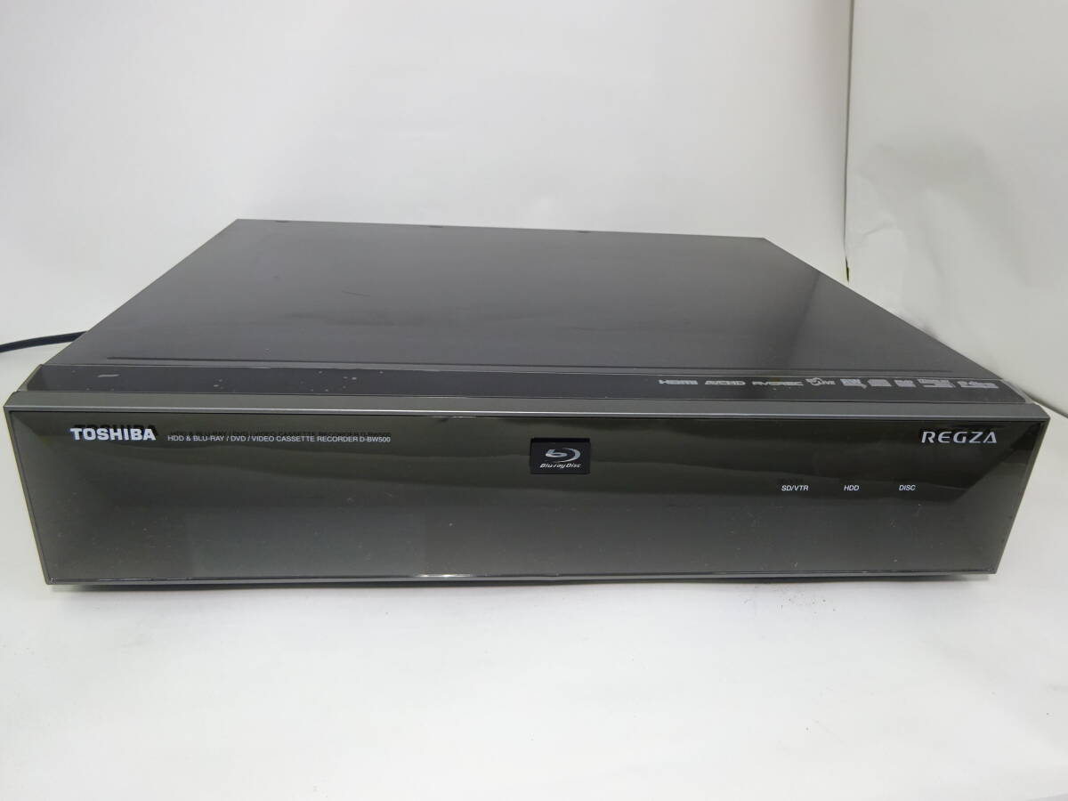 京都12★ TOSHIBA 東芝 D-BW500 REGZA 2011年製 Blu-ray ブルーレイディスクレコーダー 動作未確認の画像1