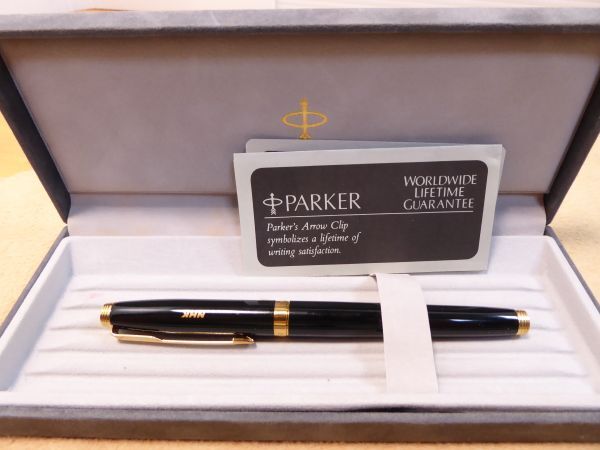 未使用品　PARKER/パーカー　ペン先K14　コンバーター式　万年筆　NHK　ケース有　780J_画像1
