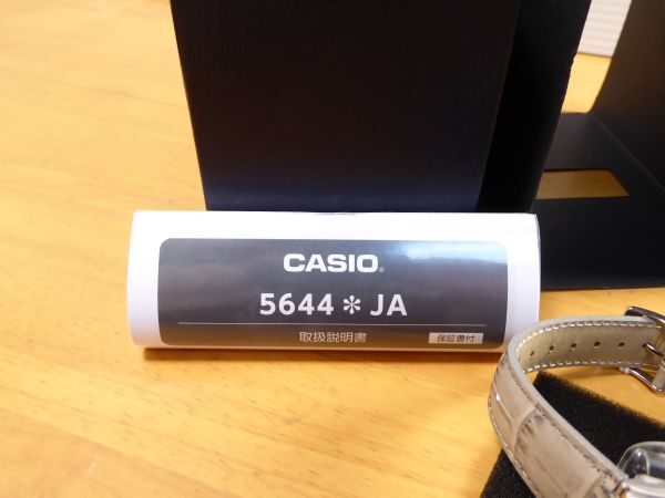 未使用 CASIO/カシオ　wave ceptor　ソーラー電波時計　レディース　ワールドタイム　LEDライト　LWA-M160　789J_画像4