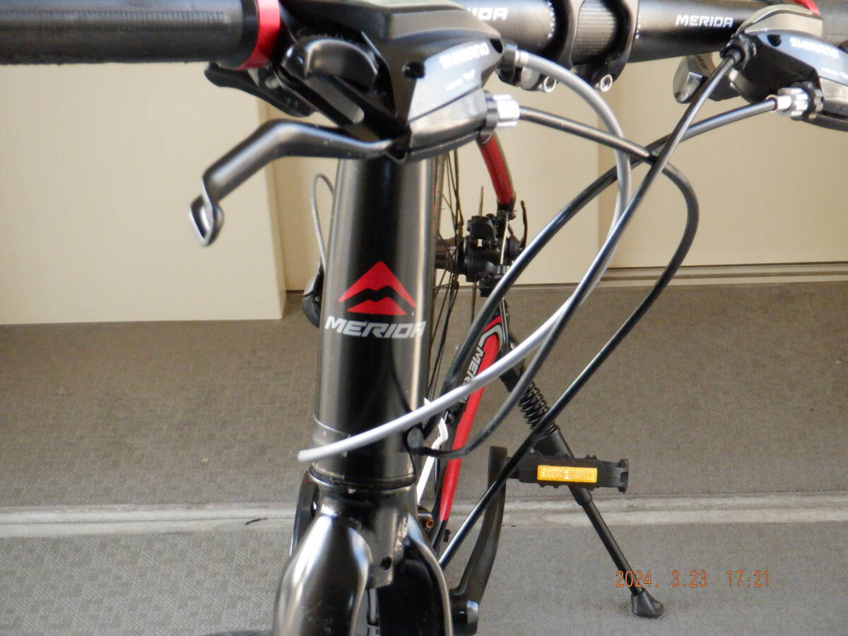 ★ 1円～【MERIDA】※ crossway200 黒色24段ク口スバイク中古自転車 引き取り可能 (R6032201)ジェクトの画像3