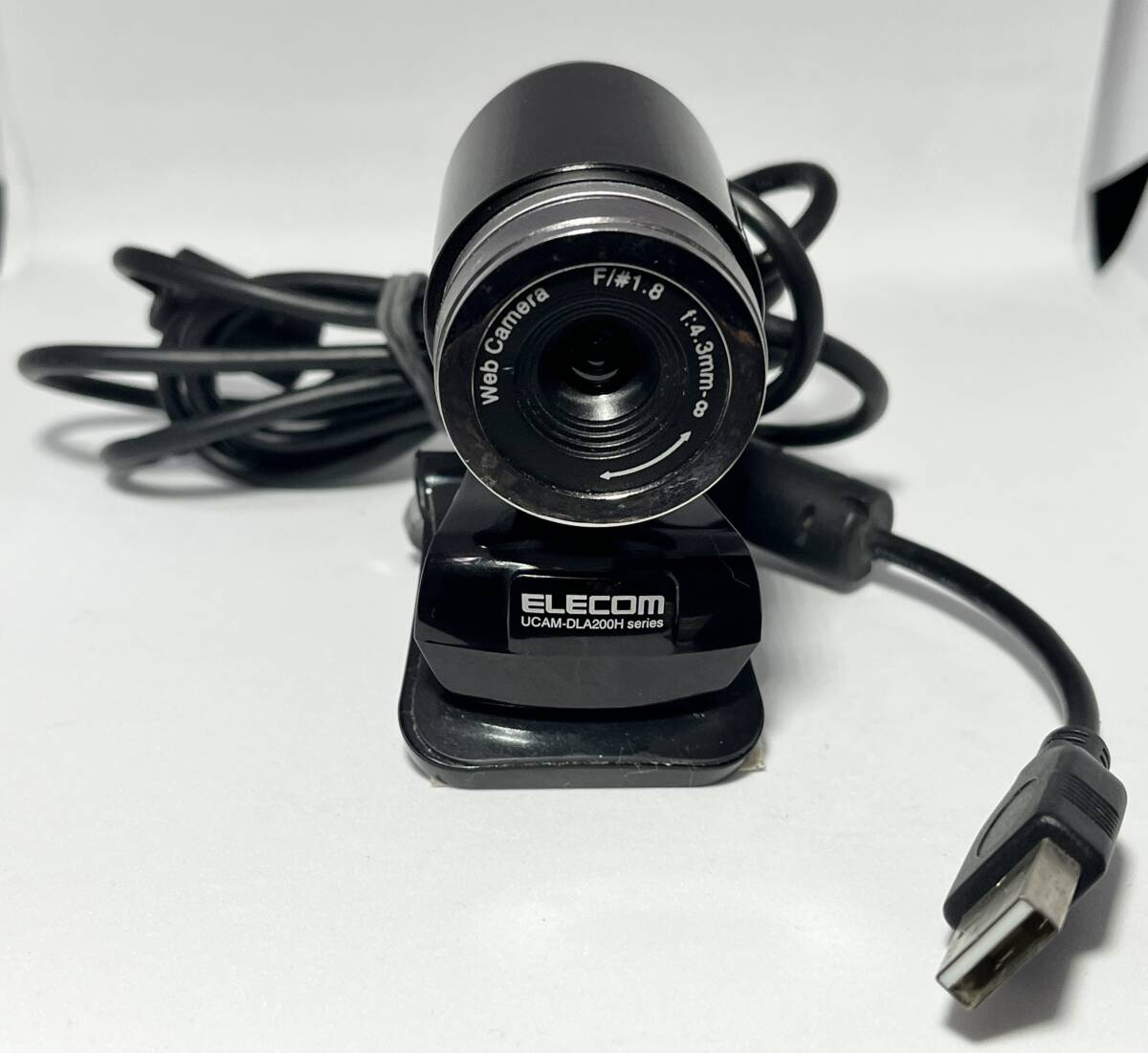 値下げしました、実用・動作品☆エレコム WEBカメラ ELECOM UCAM DLA-200HBK 4.3-∞mm F1.8 200万画素1/4インチCMOSセンサ_画像10