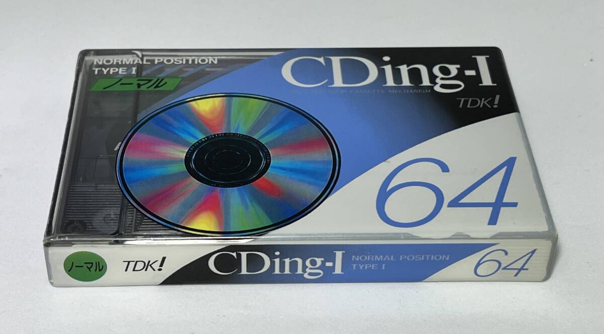 値下げしました、TDK SUPER CDing-I 64分 TYPEⅠ ノーマルポジション　カセットテープ　 SCD1-64 未開封　未使用品_画像1