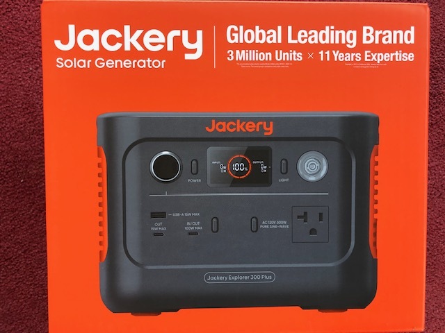 ◆ 新品 ジャクリ Jackery ポータブル電源　防災　キャンプ 300 Plus JE-300B 288Wh容量 300W定格出力 リチウムイオン電池 _画像4
