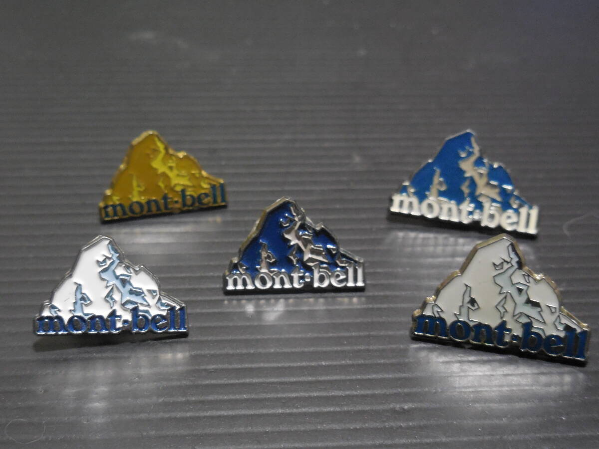 mont-bell モンベル 山バッジ ピンバッジ montbell モンベル 登山 縦走 マウンテン クライミングの画像3