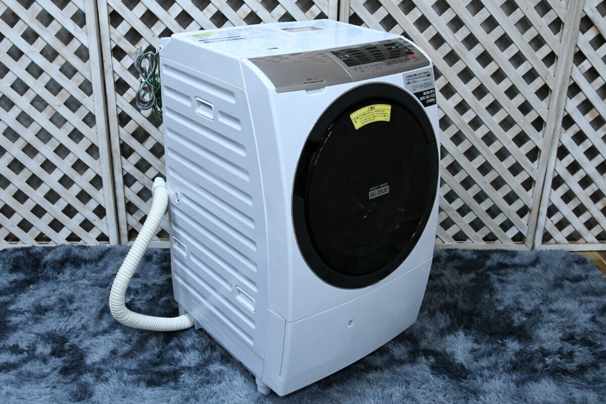 PL4BK147 日立 HITACH BD-SV110CR 電気洗濯乾燥機 ビッグドラム 右空き 洗濯容量11k 乾燥容量6k 2019年製 ドラム式洗濯機 動作確認済み_画像1