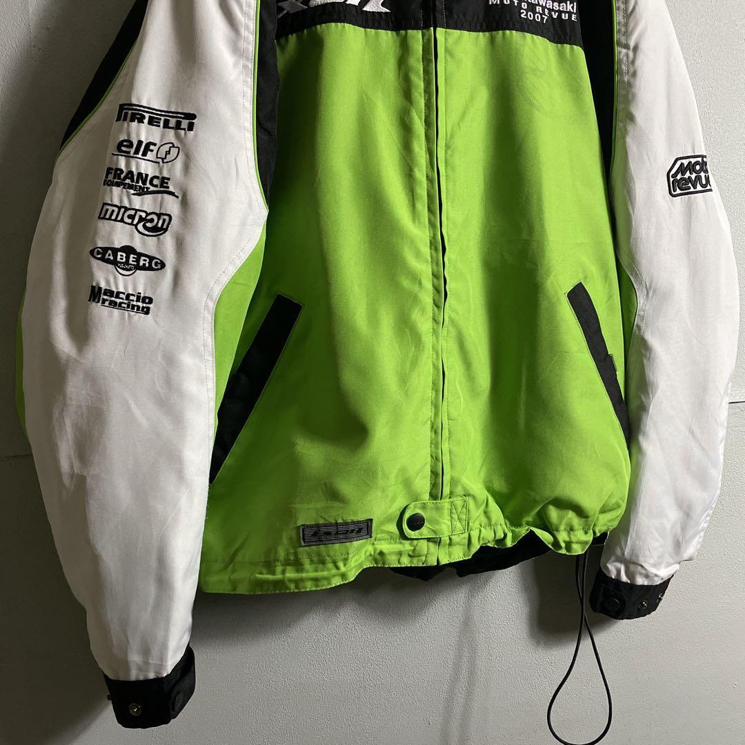 US 00s 90s Y2K レーシングジャケット 企業 ブルゾン 緑 E934|Yahoo US 00s 90s Y2K レーシングジャケット 企業 ブルゾン 緑 E934|Yahoo
