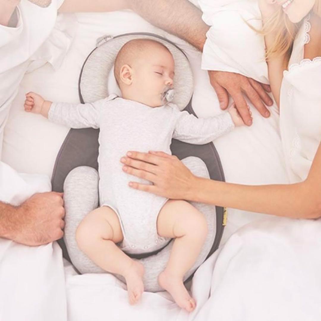 ベッドインベッド 添い寝 新生児 絶壁防止 赤ちゃん ベッド 布団 グレー