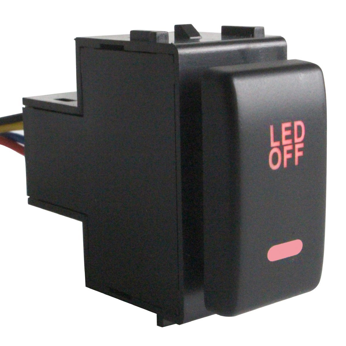 エルグランド E52 H22.8～現在 LEDカラー：レッド/赤 ON/OFFスイッチ 増設 USBスイッチホールカバー 電源スイッチ オルタネイト式_画像1