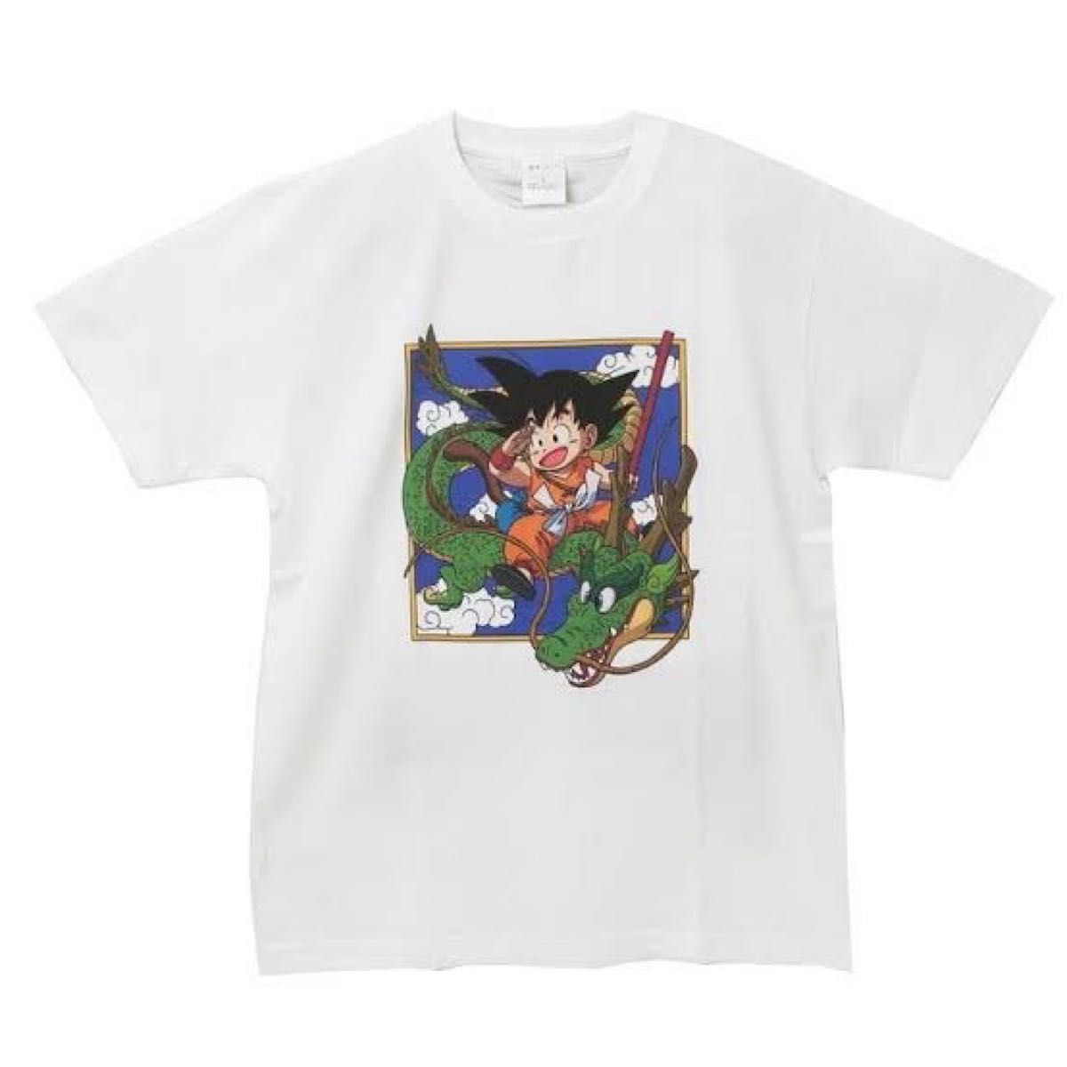 新品 DRAGON BALLドラゴンボールTシャツ 悟空と龍 Lサイズ 白 ホワイト 鳥山明 集英社 東映アニメーション ジャンプ