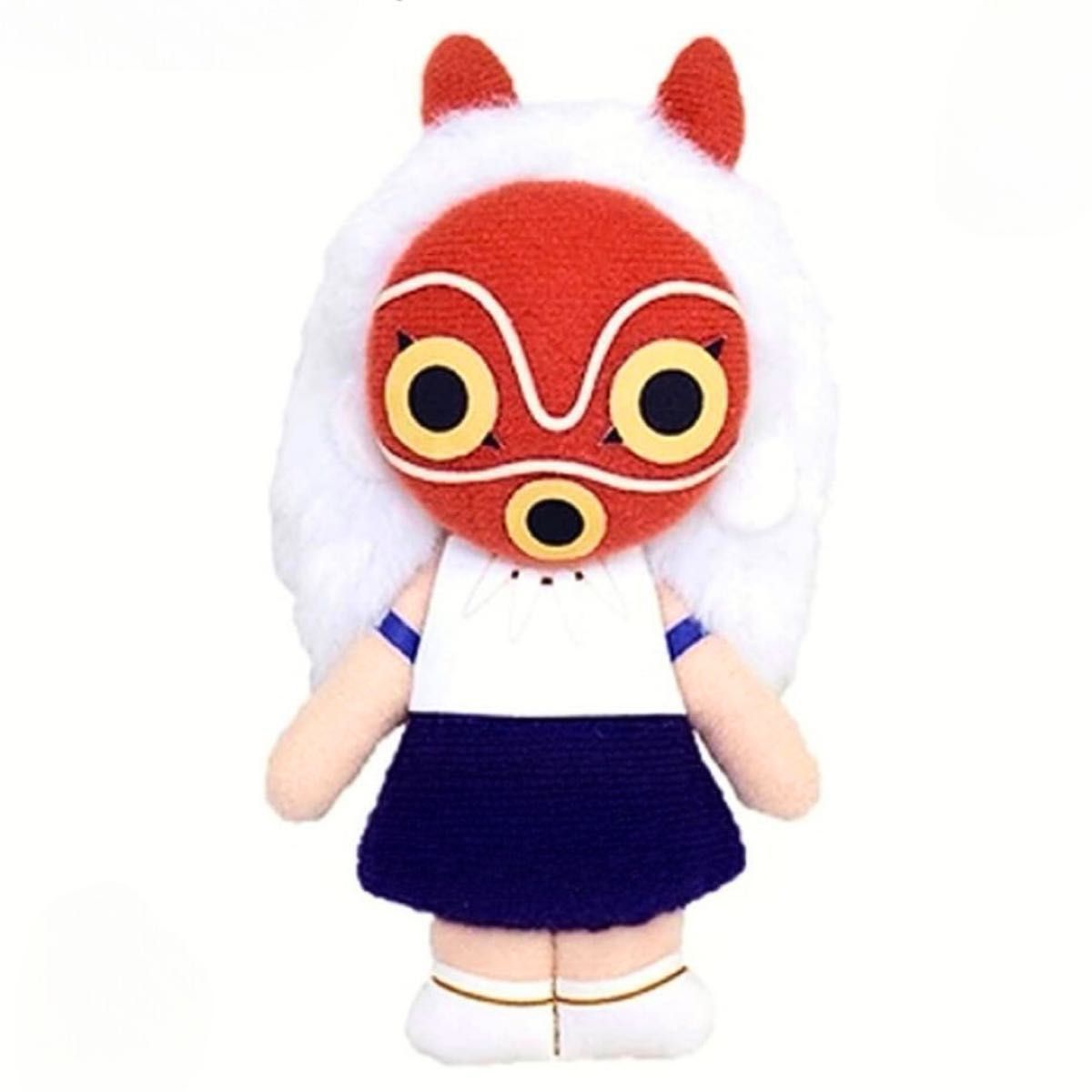 新品 ジブリ もののけ姫 ぬいぐるみバッジ サン お面 廃盤 入手 新品 ジブリ もののけ姫 ぬいぐるみバッジ サン お面 廃盤 入手