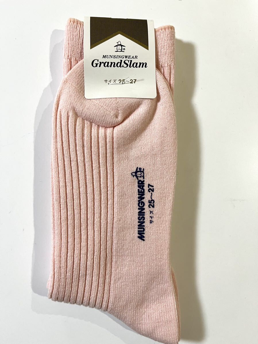  Munsingwear одежда Grand s Ram простой one отметка пингвин стиль розовый джентльмен для носки носки 25~27. Golf casual 