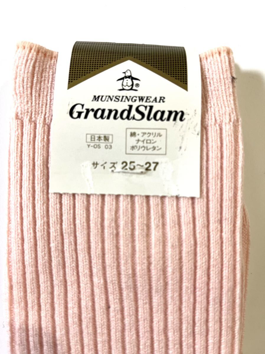  Munsingwear одежда Grand s Ram простой one отметка пингвин стиль розовый джентльмен для носки носки 25~27. Golf casual 
