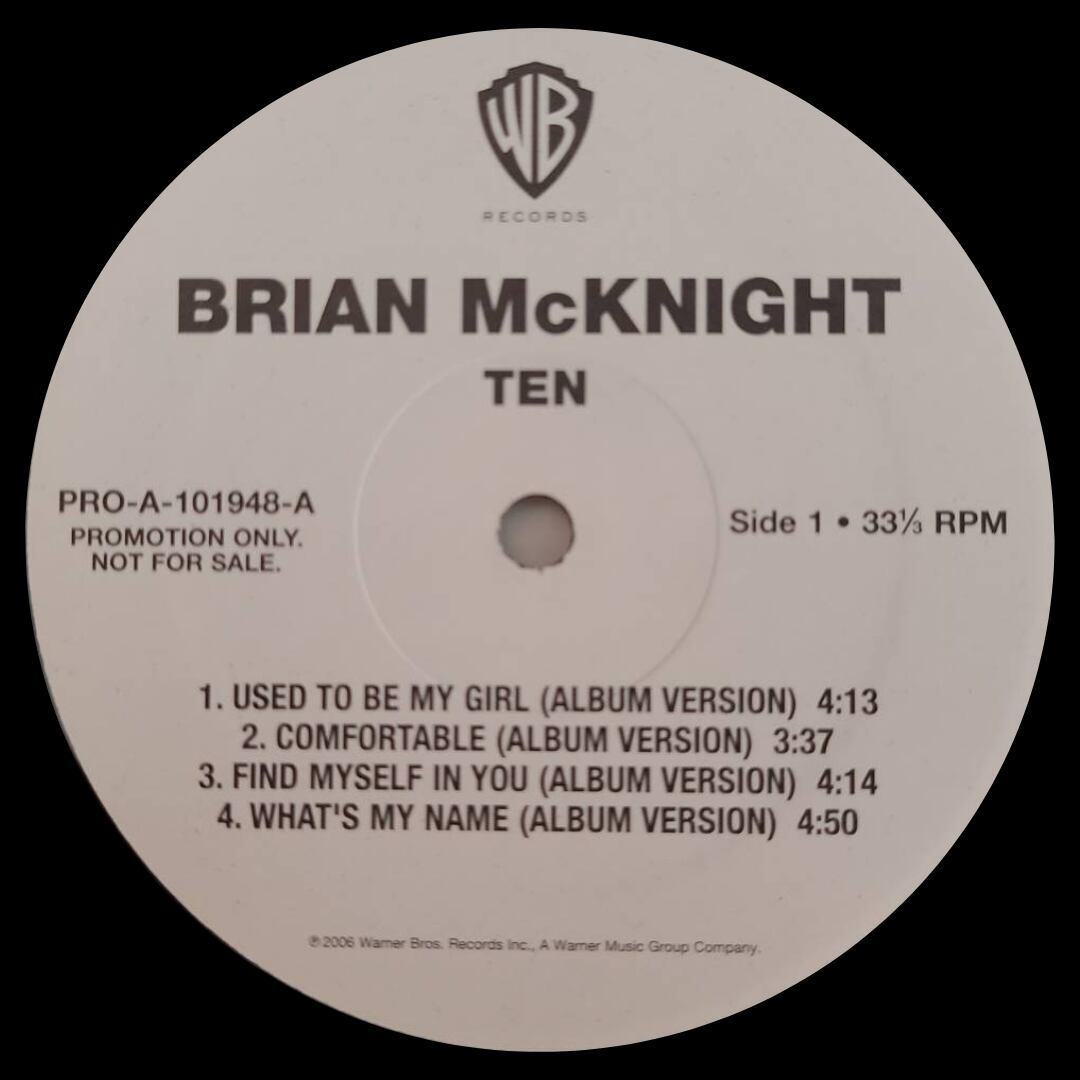 Brian Mcknight - TEN (LP) 激レア promo 2LP 2枚組 Souls Of Mischief 93 'Til Infinity 同ネタ_画像1