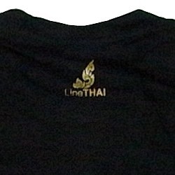 Line THAI (ラインタイ)／鳳凰 柄　Тシャツ（ブラック）【Lサイズ】_画像5