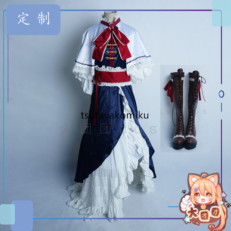 高品質 新作 東方Project アリス コスプレ衣装+靴 コスチューム 高品質 新作 東方Project アリス コスプレ衣装+靴 コスチューム