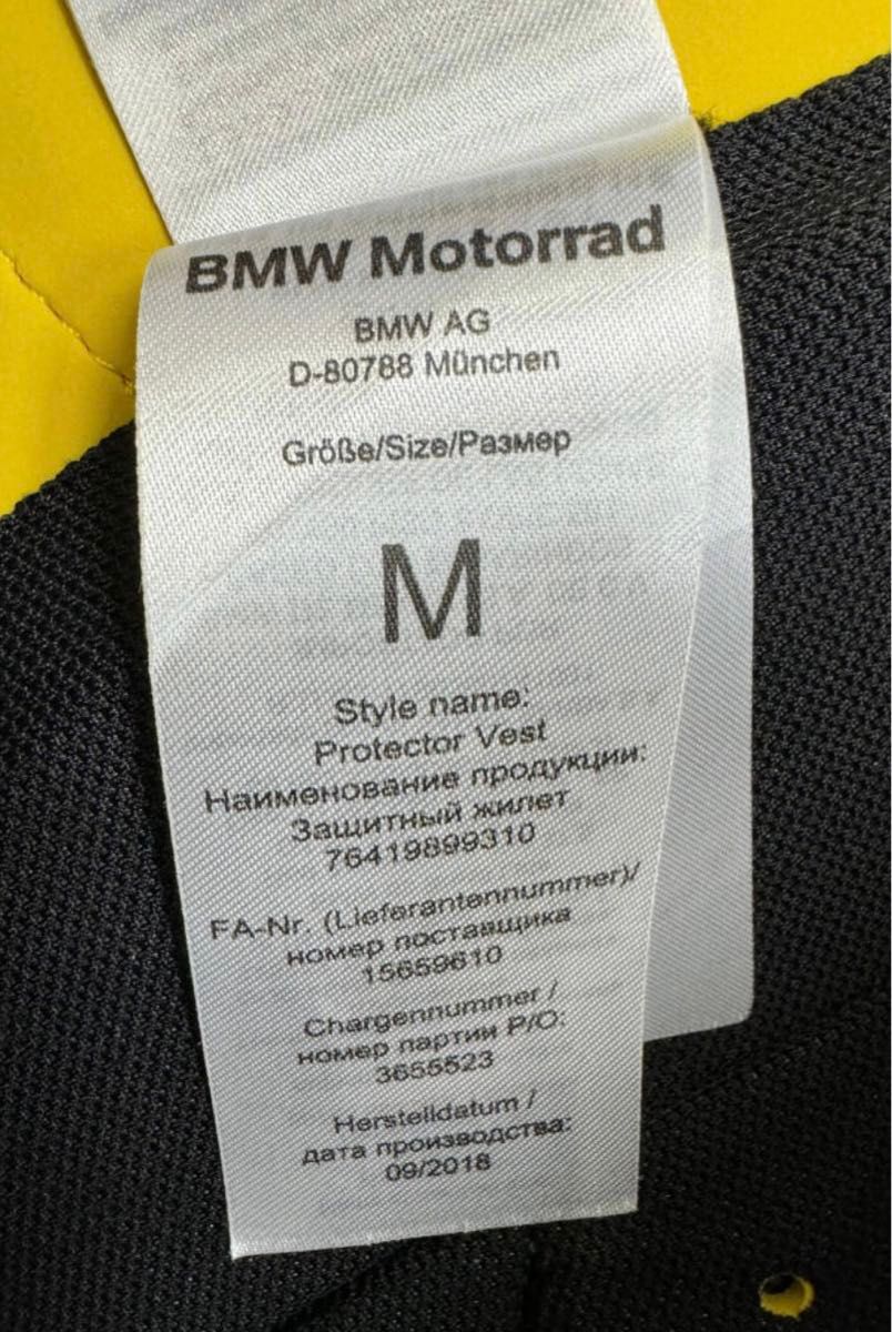 BMW　Motorrad　プロテクター　ベスト　M