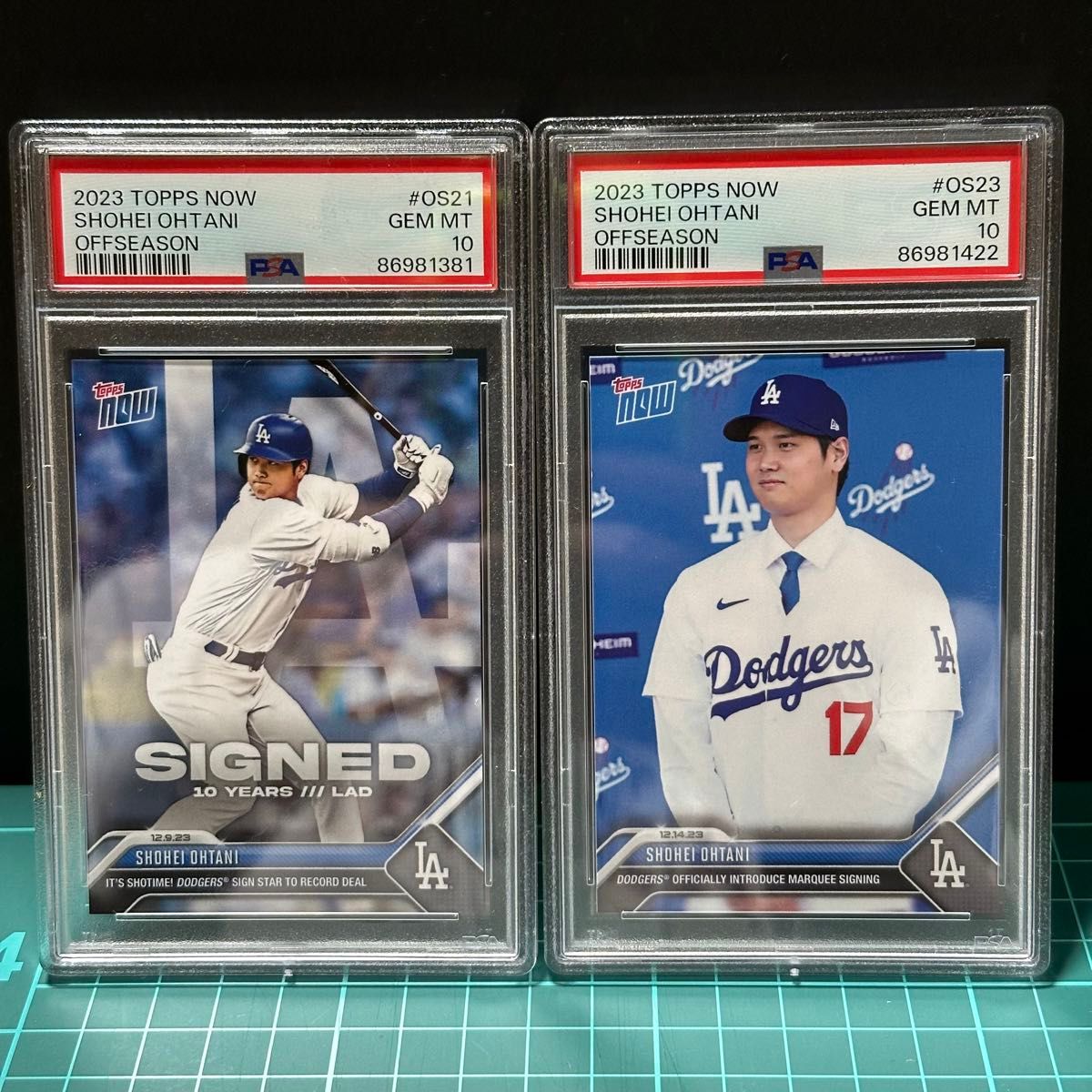 PSA10 大谷翔平 topps 3点セット OS21 OS23 ホリデー - n3quimica.com.br