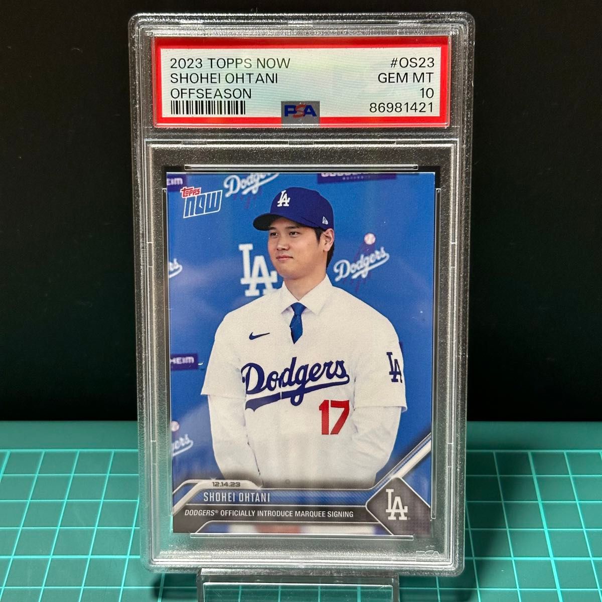 PSA10】 Topps Now 大谷翔平 ドジャース入団会見 OS23｜Yahoo!フリマ