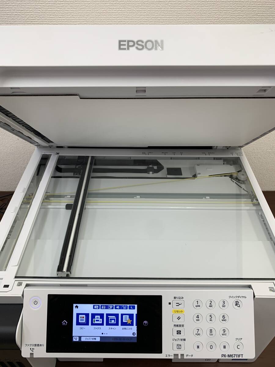 FL090　動作品◯ EPSON/エプソン PX-M6711FT A3対応ビジネスインクジェット複合機 エコタンク搭載モデル 2022年1月 5093_画像2