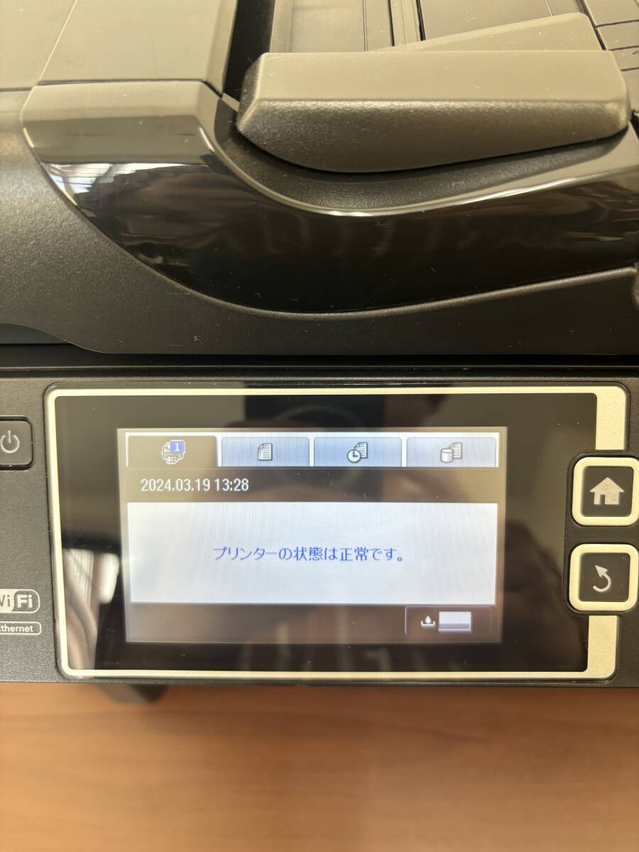 FL102　動作品◯ EPSON/エプソン EW-M5071FT はがき～A3対応Eインクジェット複合機 エコタンク搭載モデル 2019年12月 5104_画像6