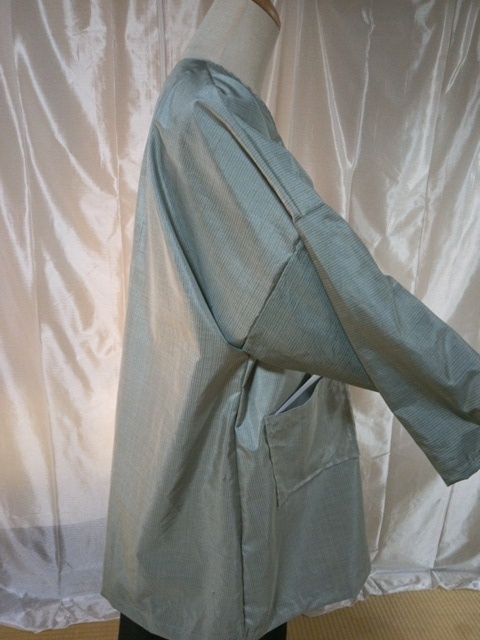 チュニック Lサイズ シルク 中古品 着物 リメイクの画像2