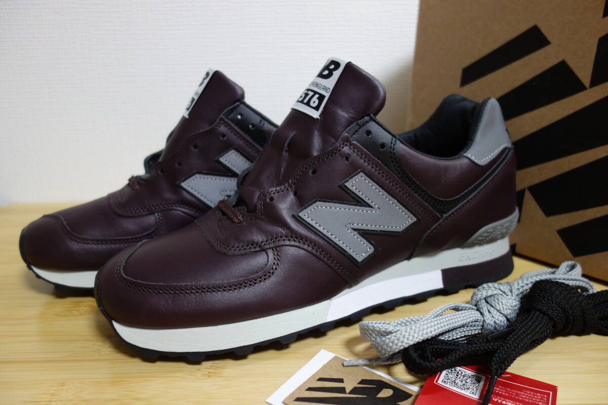 定価3.7万円 未使用 New Balance OU576 BKS 27.5cm コードバン UK 576 990 991 992 993 995 996 997 998 1300 1400 1500 USA 限定 V2 V3 V6_画像1