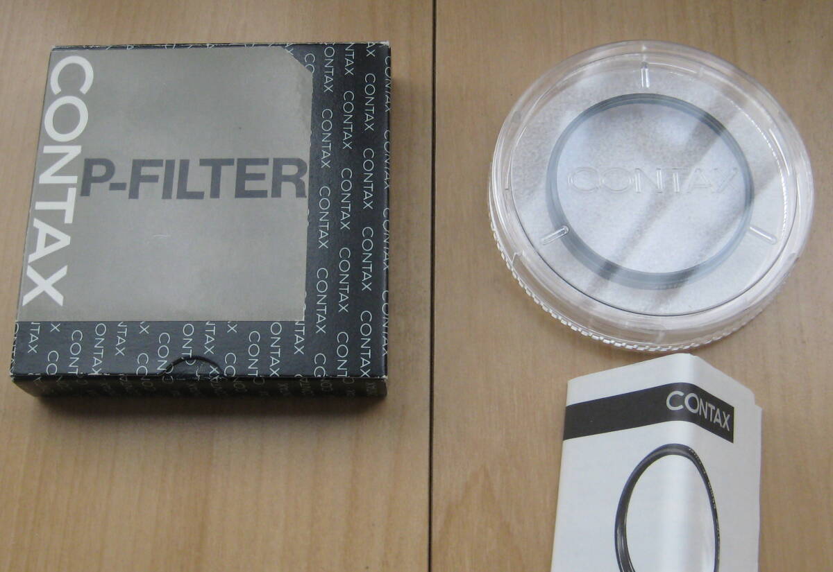 ★CONTAX コンタックス 49mm P-filter 保護フィルター 未使用!!★_画像1