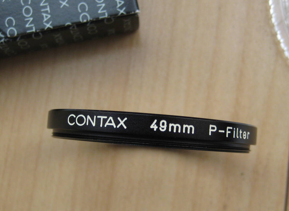 ★CONTAX コンタックス 49mm P-filter 保護フィルター 未使用!!★_画像2