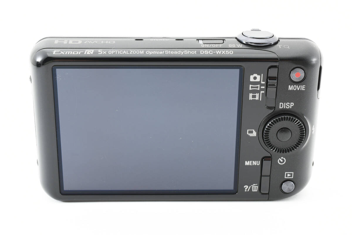 ★大人気品★SONY Cyber-shot DSC-WX50 コンパクトデジタルカメラ ブラック 付属品あり ＃M5の画像10