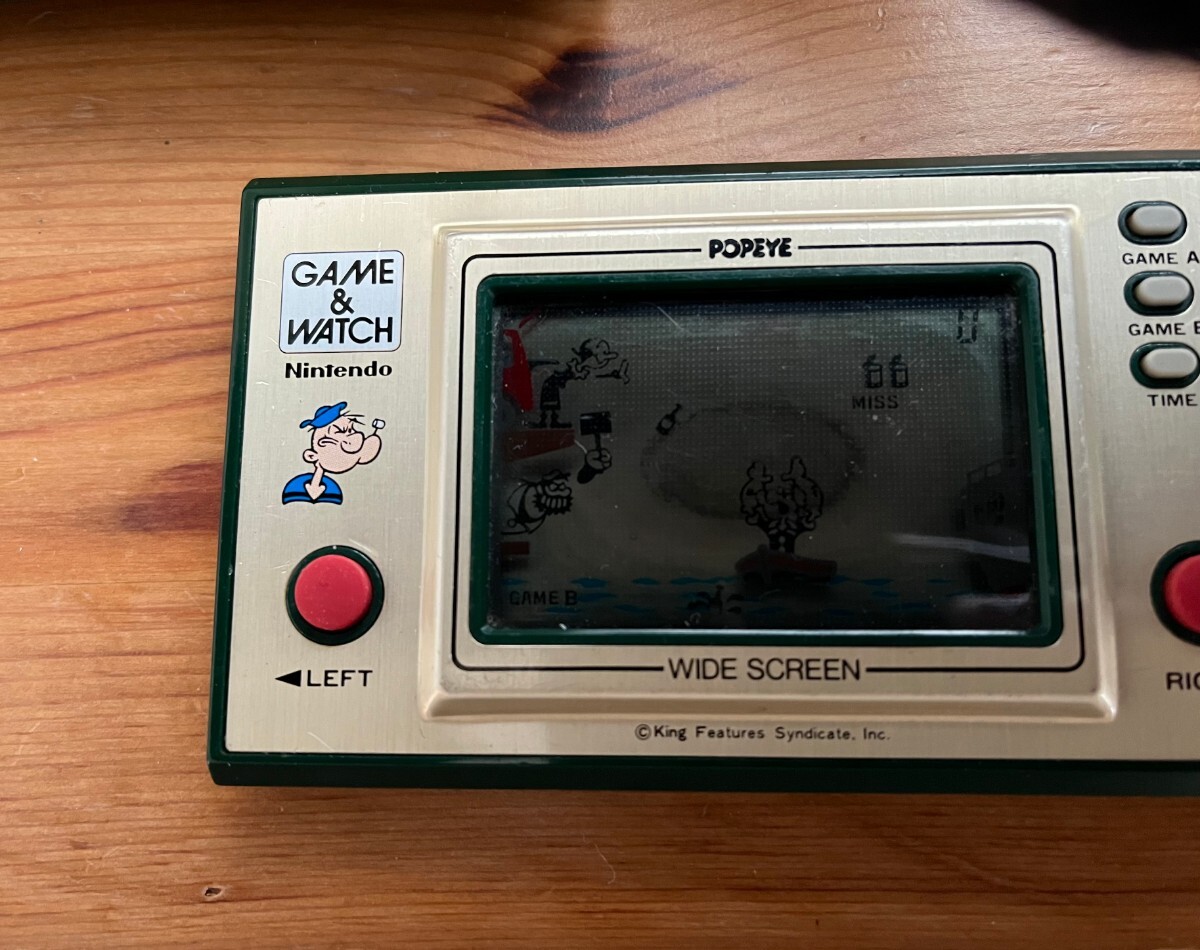[②-D5] Game & Watch Popeye retro collection rare antique 