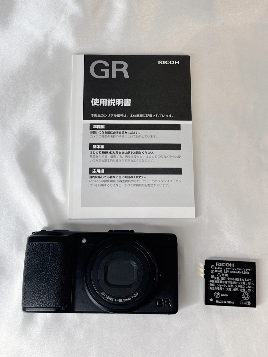 10000-7-SK18-RICOH Ricoh -GR- цифровая камера электризация рабочее состояние подтверждено аккумулятор приложен 