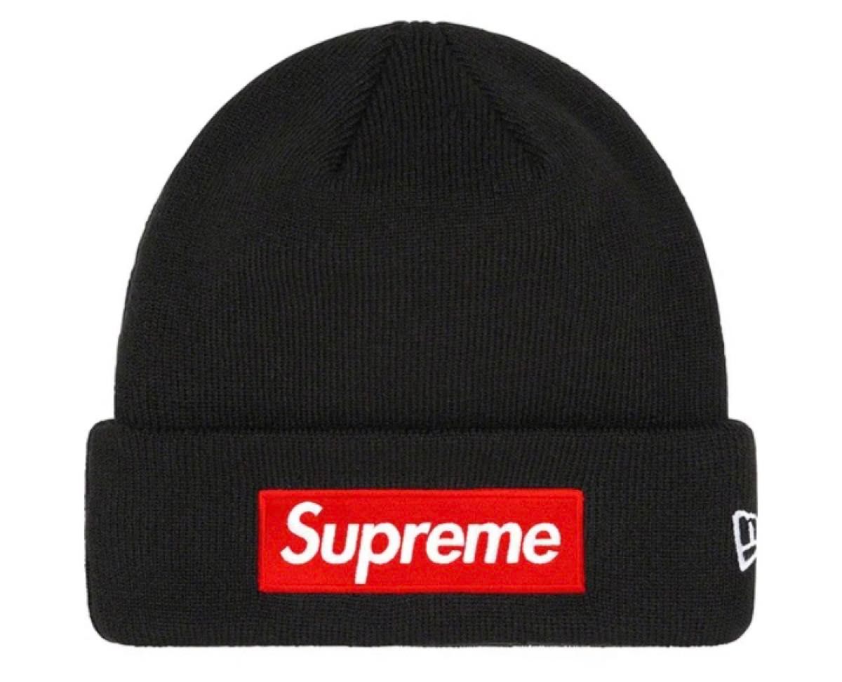 Supreme 22fw week15 / New Era Box Logo Beanie / Black / Free