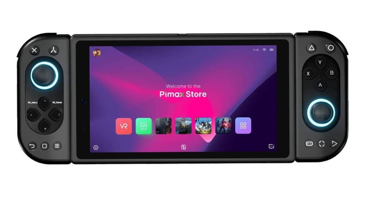 Pimax Portal portable game machine 5.5 -inch QLED 4K screen Android body retro game k loud game 8GB RAM+256GB ROM