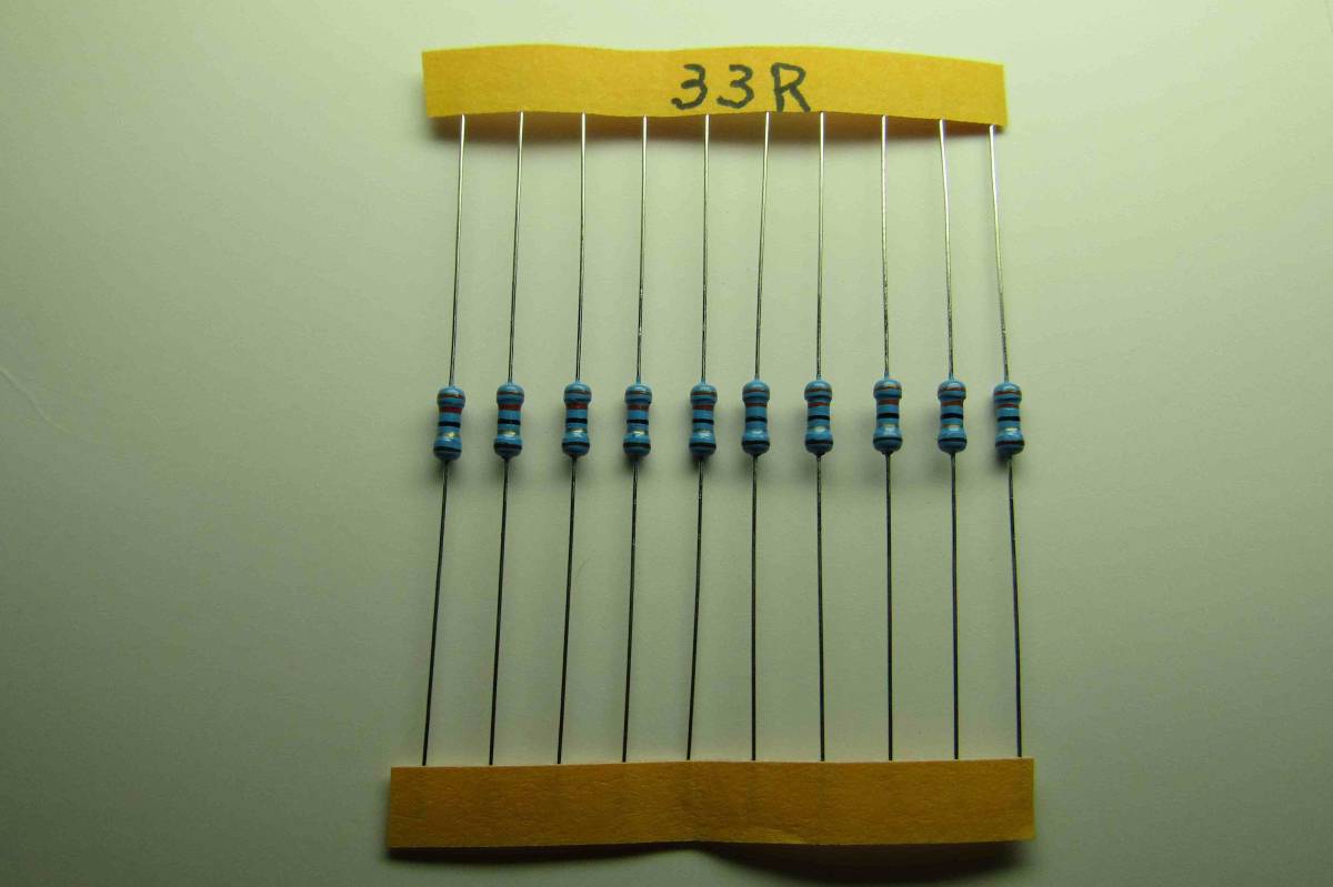  металл пленка сопротивление ( плавкий предохранитель сопротивление ) 33Ω 1/4W 10 шт. комплект 