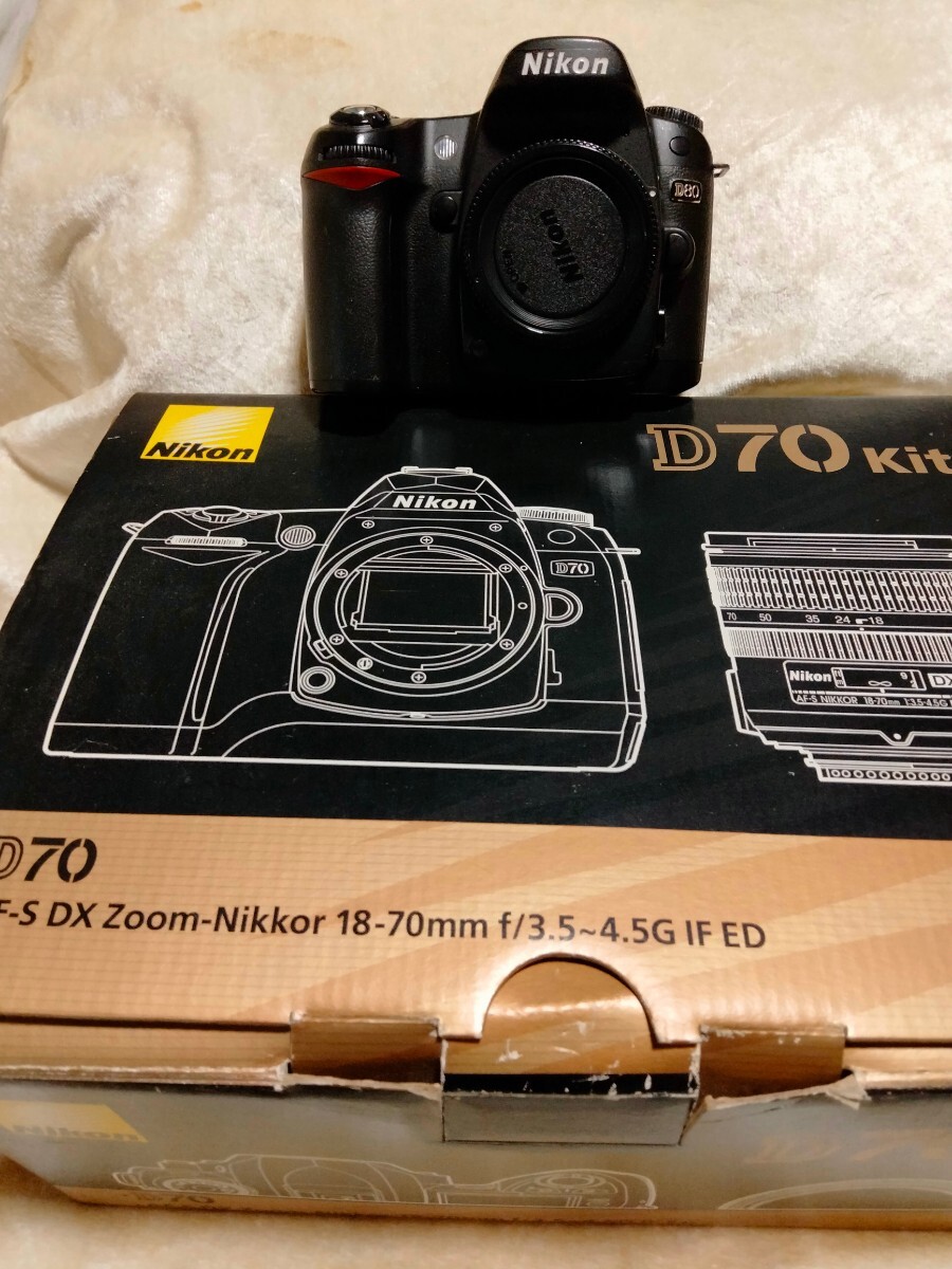 ジャンクNikon デジタルカメラD70おまけD80付_画像8