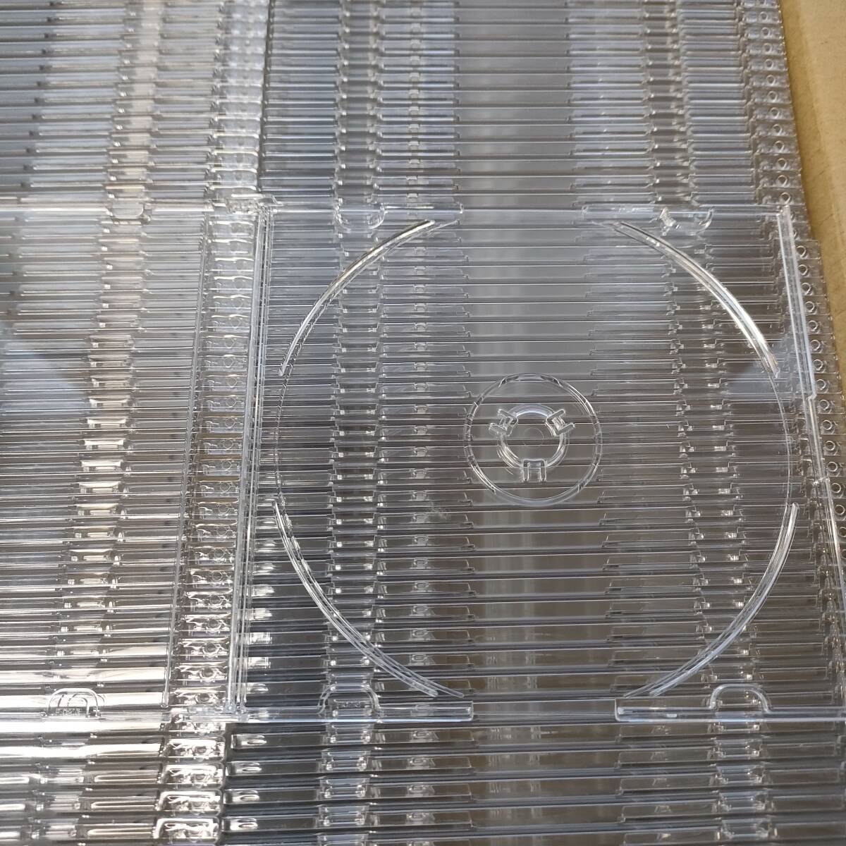  new goods unused CD/DVD/BD case 1 pcs storage ×100 pieces set thickness approximately 5mm thin type type clear 