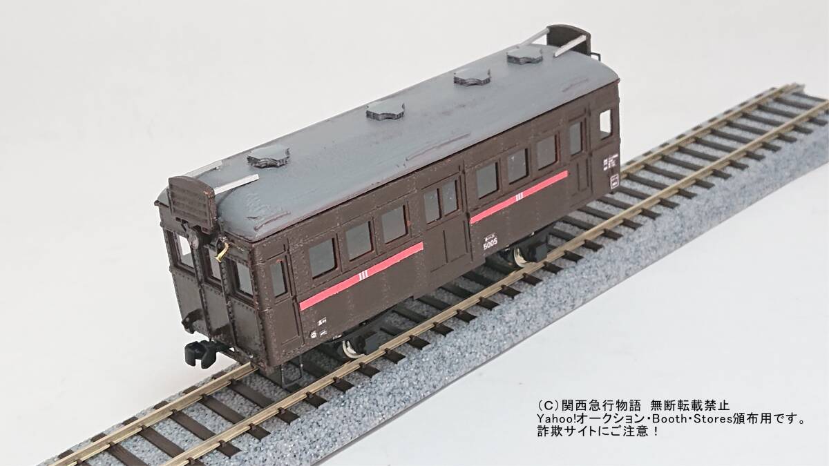 【鉄道省】1/80スケール 16.5ｍｍゲージ キハニ5000形気動車 ガソリンカー【展示用】（座席なしタイプ）レーザーカット済みの画像2