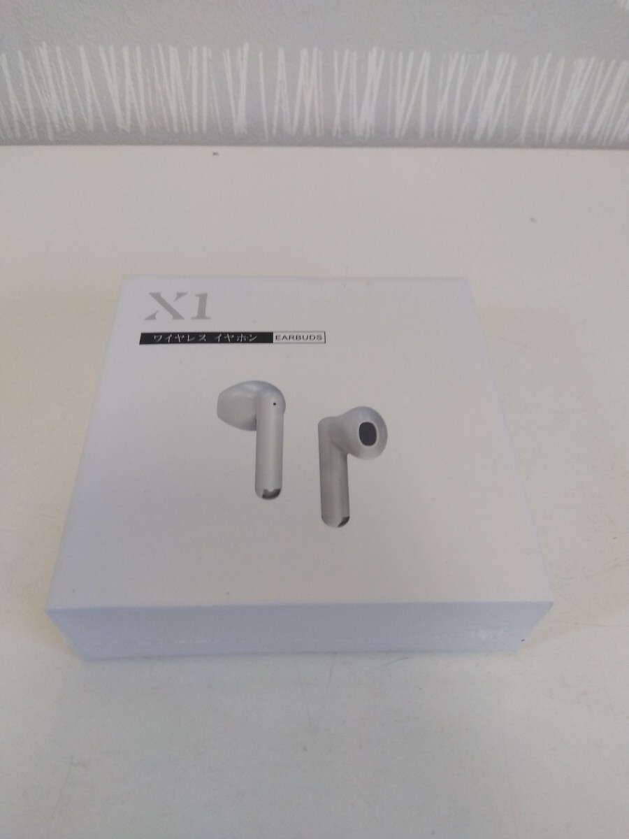 【F038】【未開封】 X1 ワイヤレス イヤホン EARBUDS Bluetooth 5.3 Type-C 充電 イヤフォンの画像1