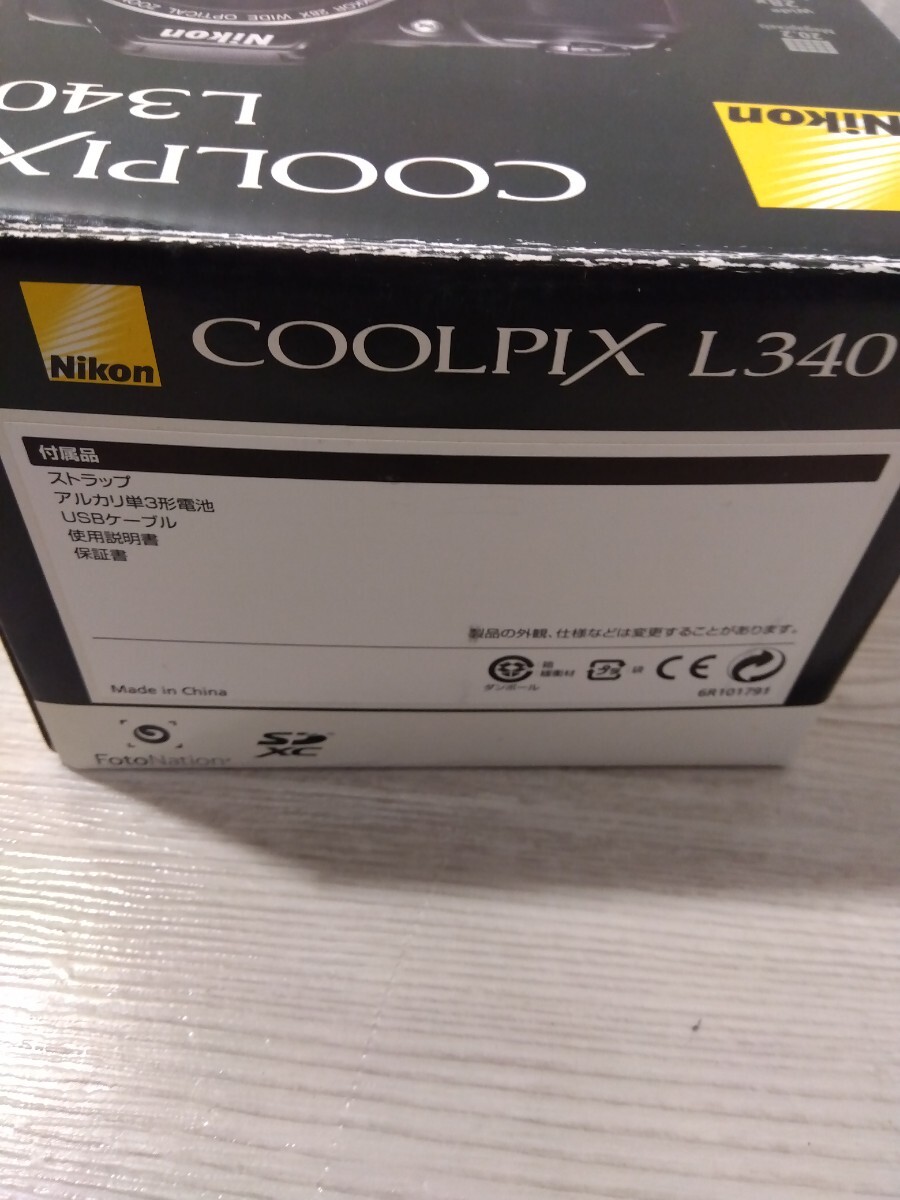 【F220】【未使用】 Nikon ニコン COOLPIX クールピクス L340 コンパクトデジタルカメラの画像5