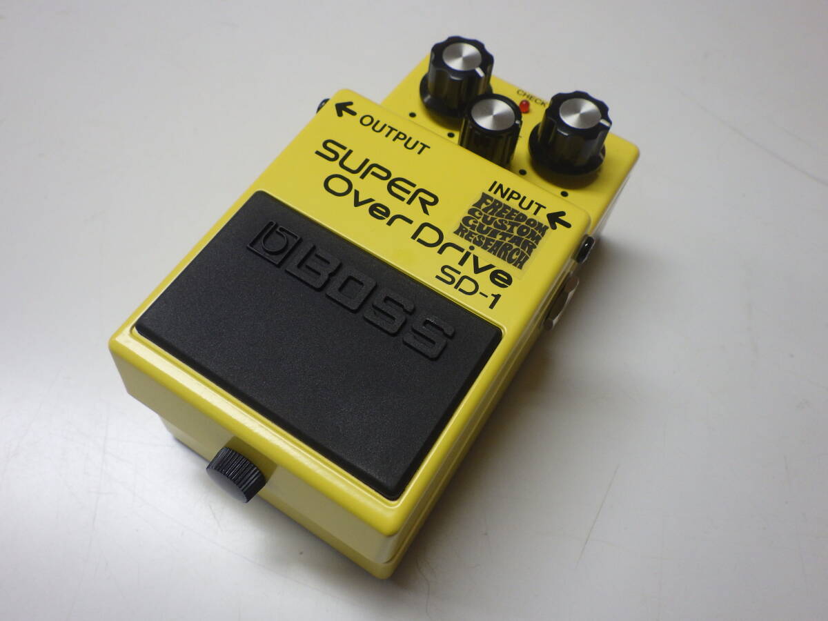 【美品】BOSS SD-1 SUPER OVERDRIVE Freedom Custom Guitar Research Mod ザックワイルドの画像1