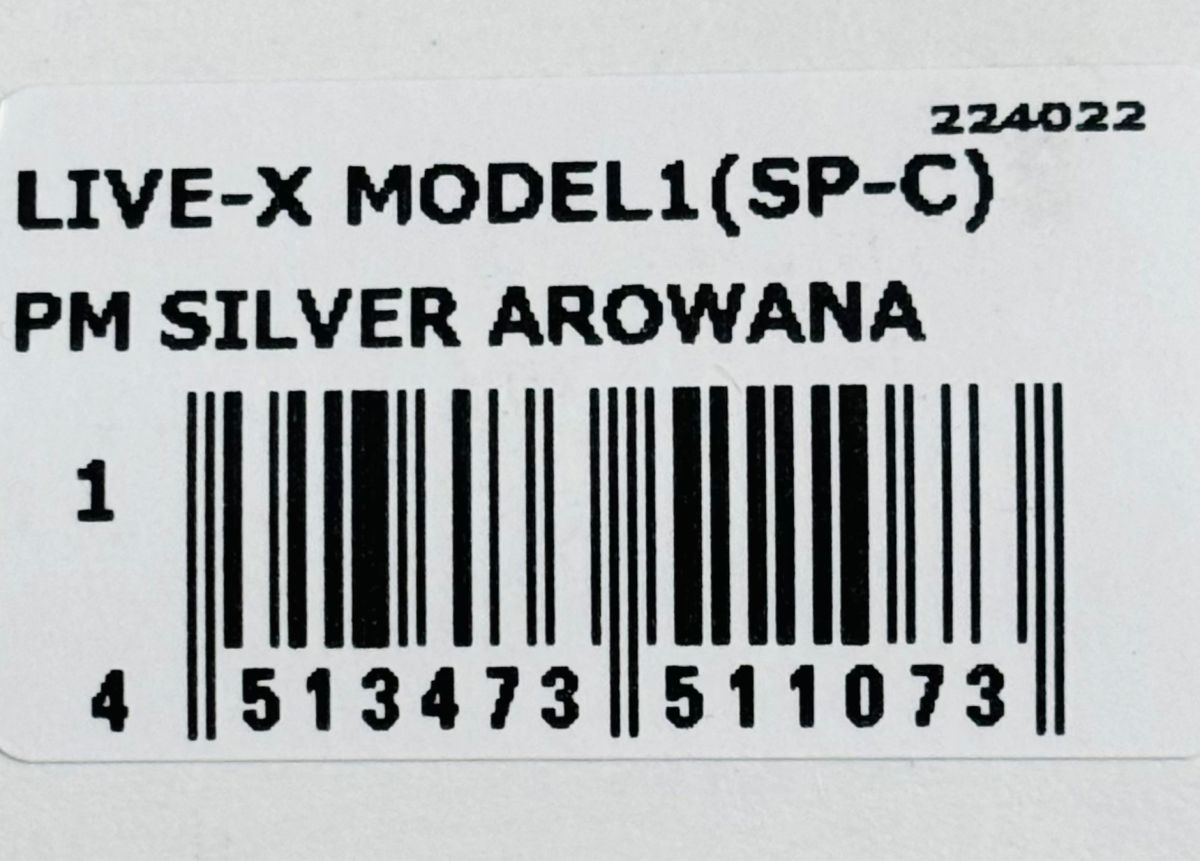 新品 メガバス LIVE-X MODEL1 ライブX モデル1 限定カラー SP-C PM SILVER AROWANA