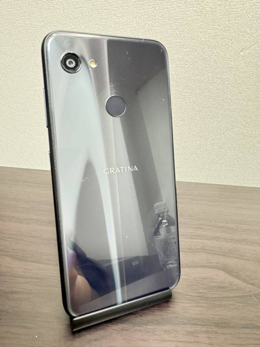【Android11】KYOCERA au KYV48 GPATINA 5.8インチスマートフォン　ブラック SIMフリー 防水防塵 24京セ_画像2