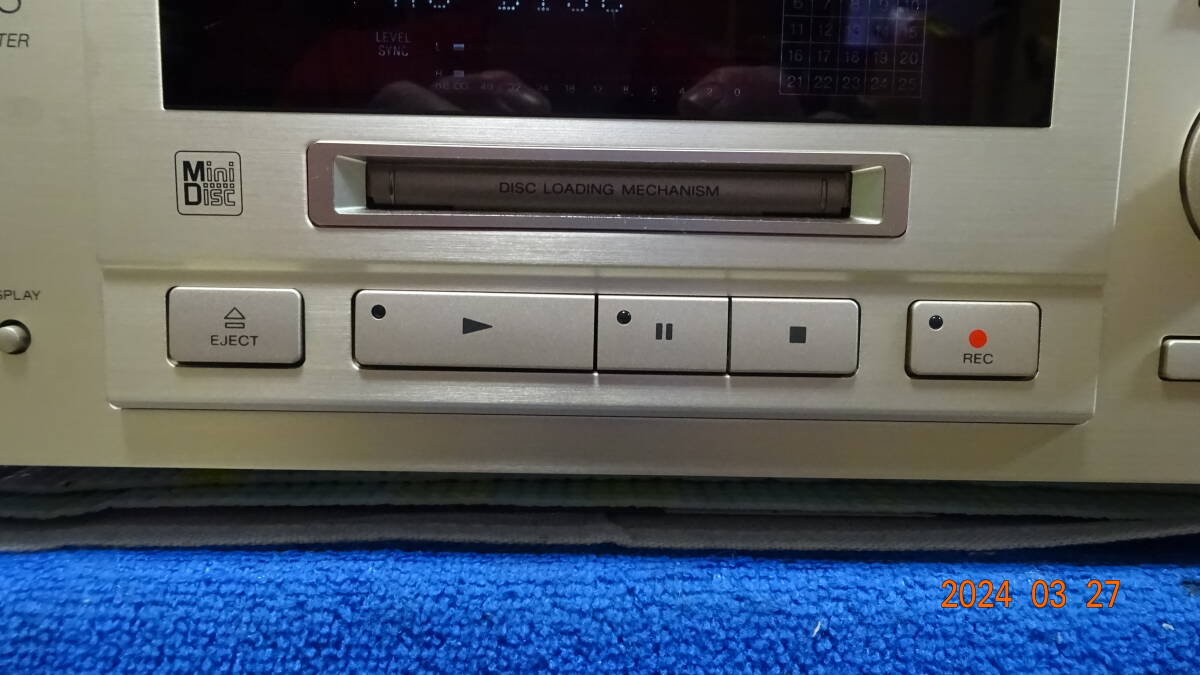 SONY MDレコーダー MDS-JA3ESジャンク_画像8