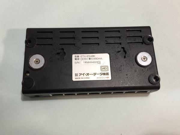 アイオーデーター　ルーター　ETX-ESH8K 本体　　2F19AA_画像3