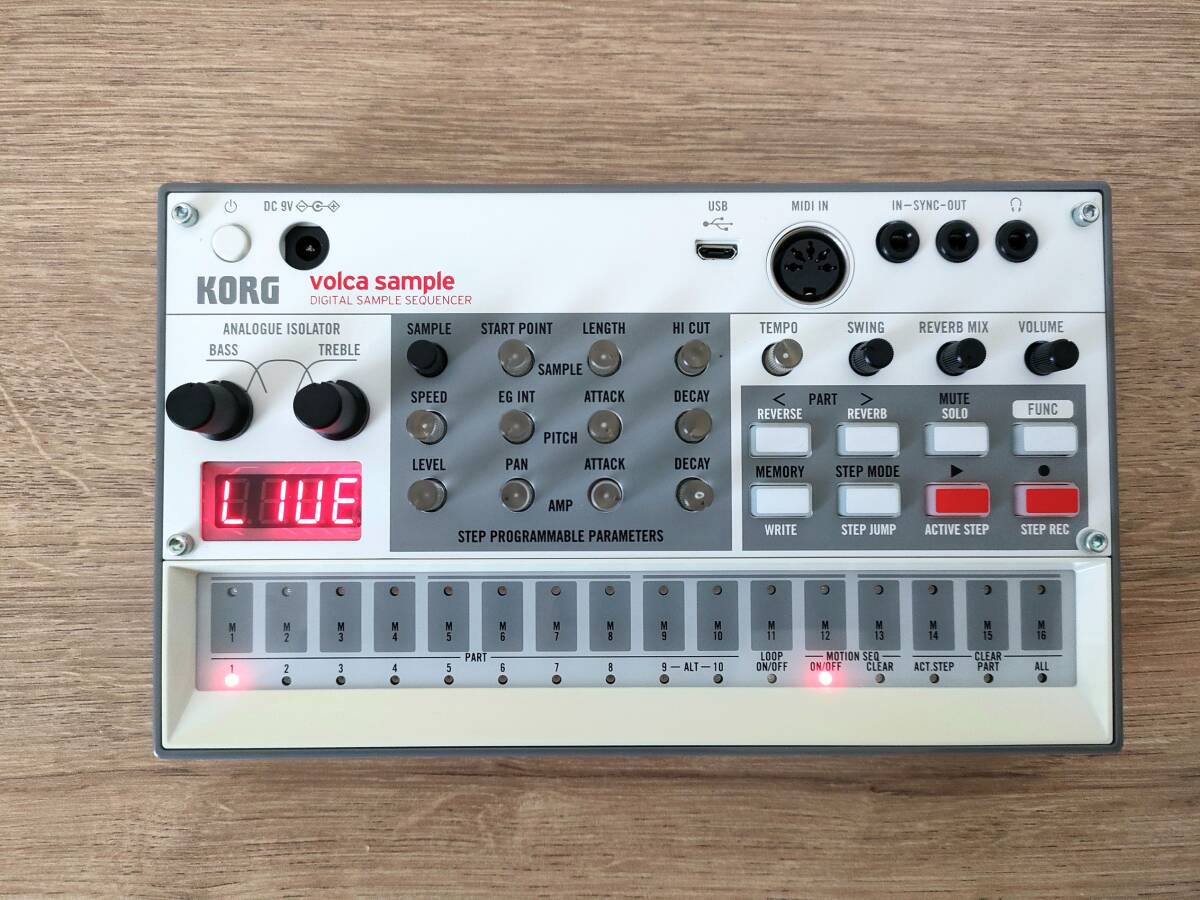 【Korg Volca Sample 2】コルグ ボルカ　サンプルプレーヤー _画像1