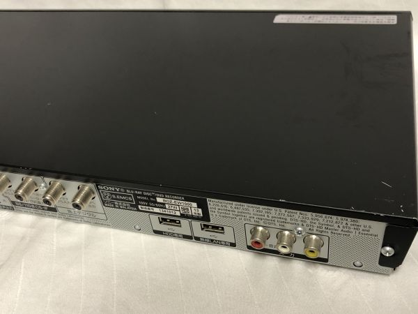 【動作OK】SONY BDZ-EW1000 ブルーレイレコーダー 純正リモコン HDMIケーブル B-CASカード HDD容量 1TB '13年製 08_画像6