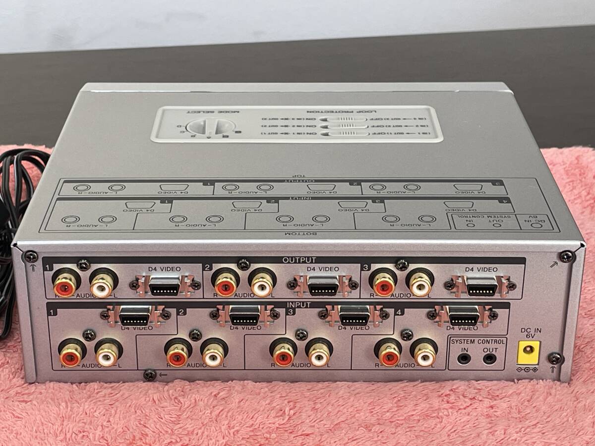 ★【本体＋ACアダブター】SONY (ソニー) D端子対応 AVセレクター SB-RX300D★動作品_画像6