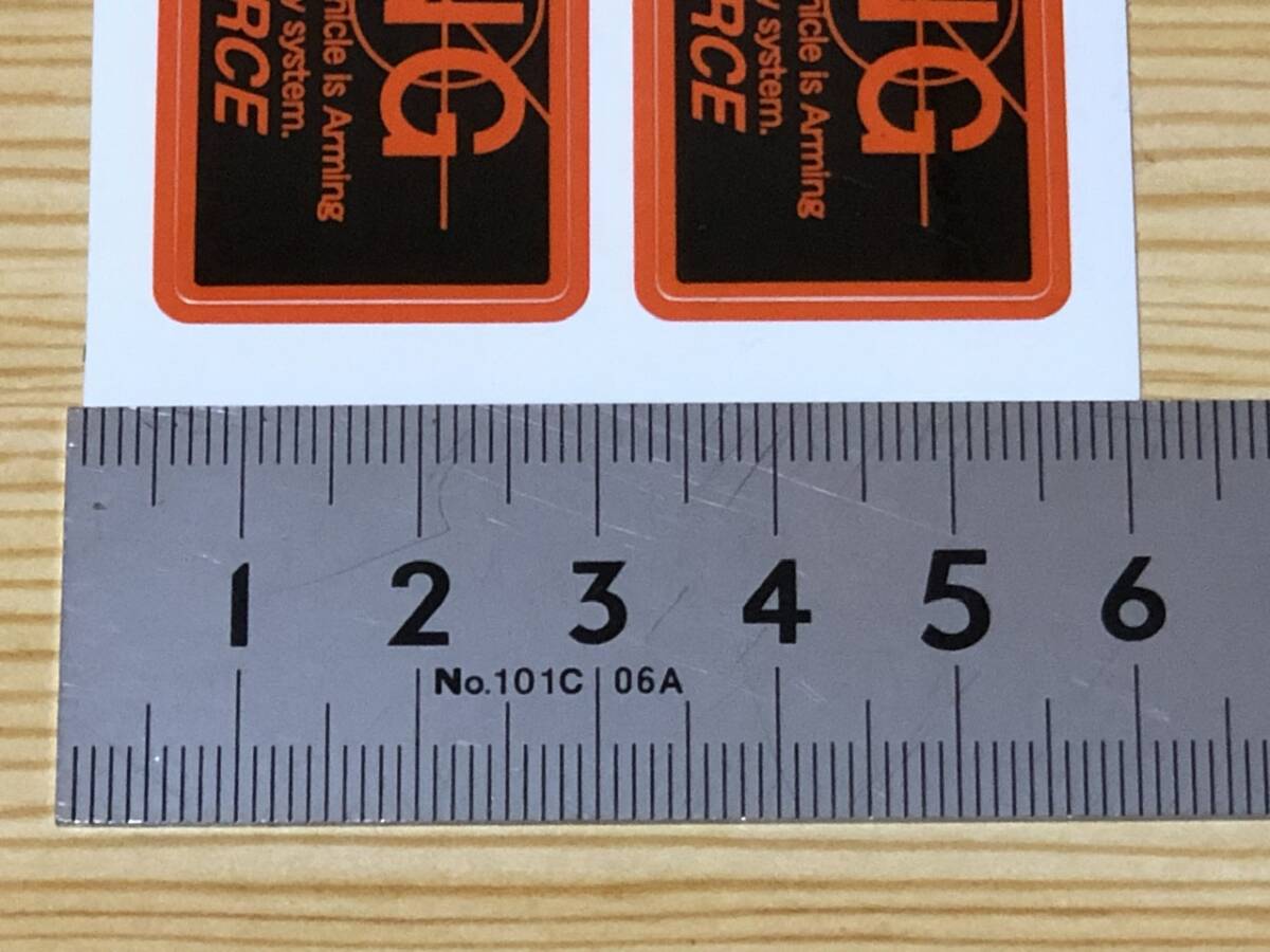  not for sale FORCE force F-3000 accessory sticker genuine article seal rare goods storage goods dummy optimum car security for crime prevention effect large? article limit 